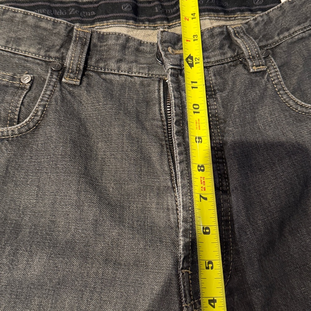 Ermenegildo Zegna- Men's Classic Black Jeans - Picture 15 of 16